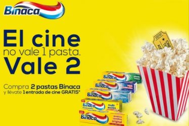 entradas de cine gratis con Binaca