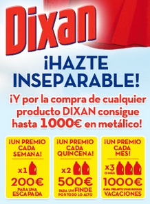 Consigue hasta 1.000 euros con Dixan
