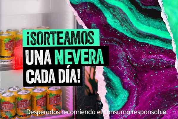 Sorteo Desperados Nevera Sorteo de una nevera con Desperados
