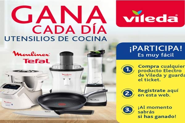 Sorteo cocina moulinex y tefal Sorteo Vileda