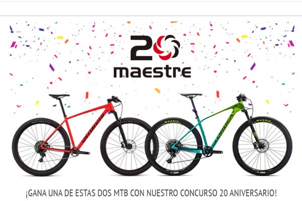 Sorteo mountain bikes maestre