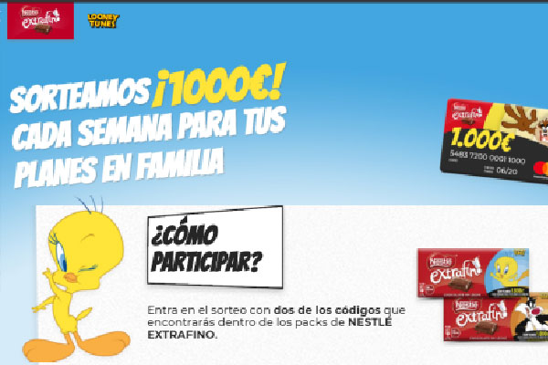 Sorteo Looney Tunes Nestle
