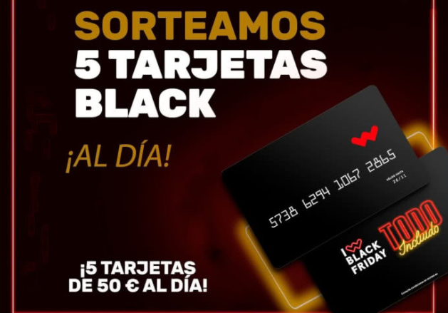 Sorteo de Worten para ganar una Tarjeta Black de 50