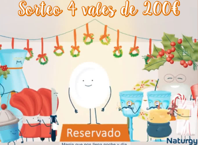 Participa en el sorteo de Naturgy de 4 vales de 200€ de El Corte Inglés