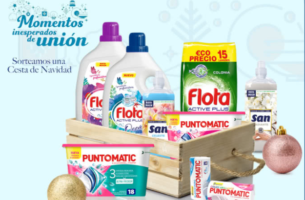 Persán está sorteando 12 cestas de navidad de productos de limpieza