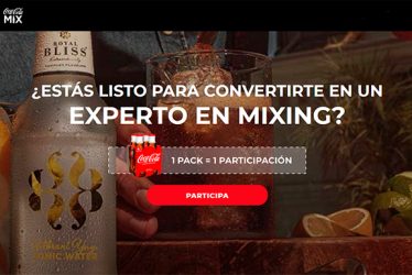 Sorteo de Coca Cola Mix para ganar un kit de coctelería