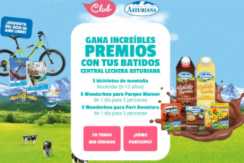 Sorteo de Central Lechera Asturiana para ganar pases a Port Aventura y bicis