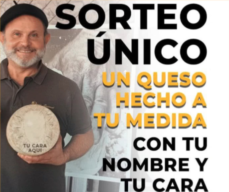 Sorteo de Devas Gourmet para ganar 1 queso con tu cara y nombre