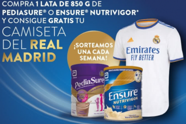 Sorteo de Laboratorios Abbott para ganar 20 camisetas del Real Madrid