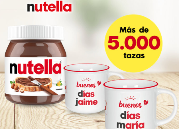 Sorteo de Nutella