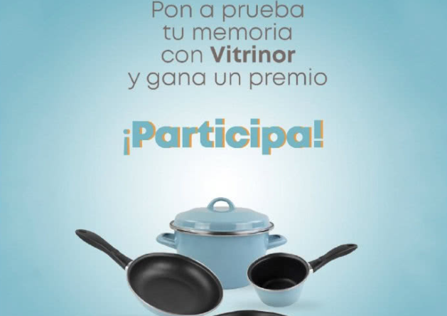 Sorteo de Vitrinor para ganar 1 menaje de cocina esmaltado