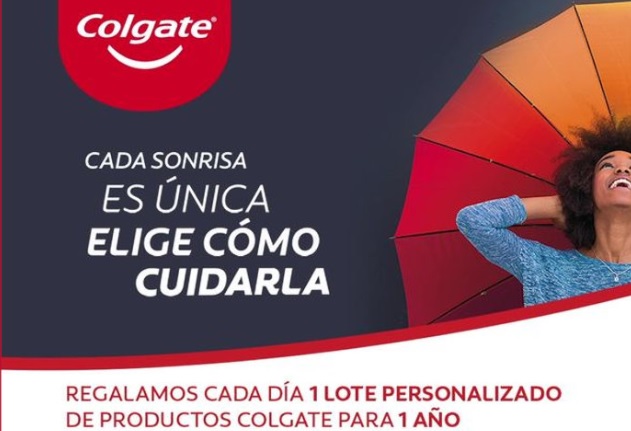 Sorteo de 54 lotes de productos personalizados de Colgate