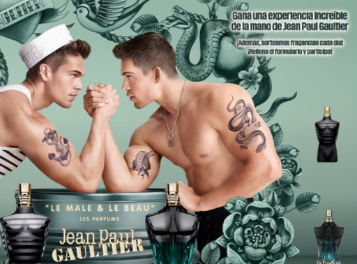 Sorteo de 14 perfumes Jean Paul Gaultier y 1 premio de 600