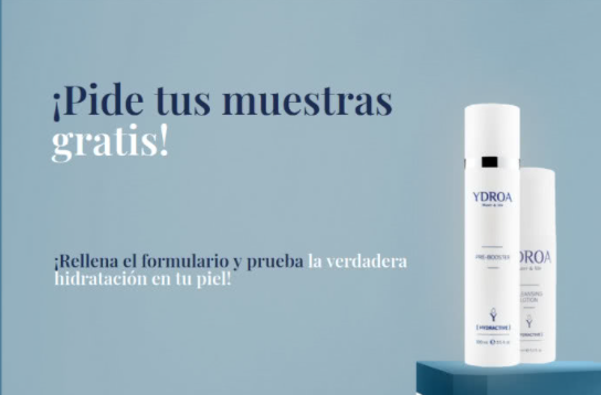 Pide tu muestra gratis de crema Antiedad YDROA