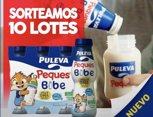 Participa en el sorteo de 10 lotes de Puleva Peques Bibe