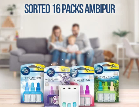 Participa en el sorteo de 16 paquetes de Ambipur