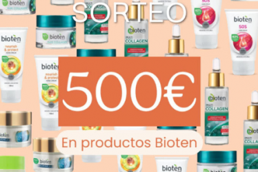 Participa en el sorteo de 500 de bioten cosmétics