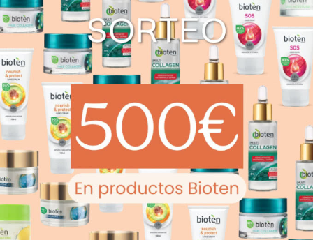 Participa en el sorteo de 500 de bioten cosmétics