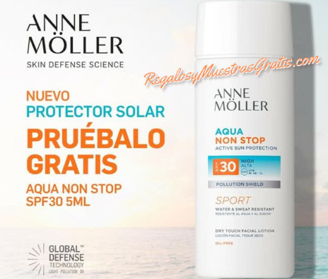 Participa para ganar unas muestras gratis de Aqua Non Stop de Anne Möller