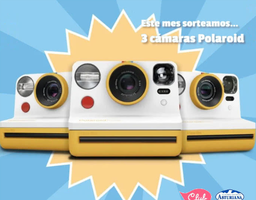 Sorteo de Central Lechera Asturiana de 3 cámaras Polaroid