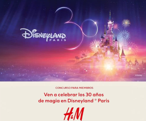Concurso de H&M para ganar un viaje a Disneyland Paris