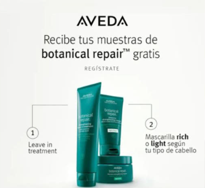 Participa para ganar una muestra gratis de Aveda Botanical Repair