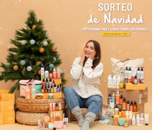 Freshly Cosmetics está sorteando 10 cestas de navidad