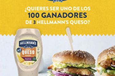 Sorteo de Hellmanns de 100 paquetes de Hellmans Queso