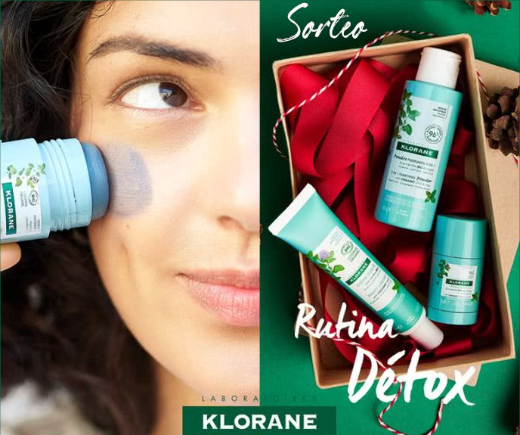 Sorteo de Klorane de 40 rutinas faciales a la Menta Acuática Bio