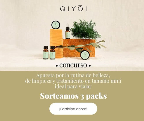 Sorteo de Marie Claire de 3 pakcs de productos Qiyo