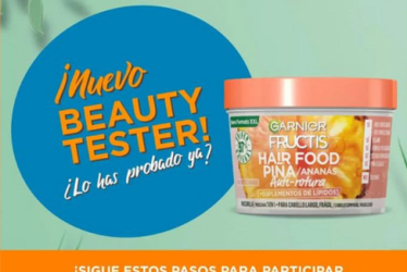Beauty Tester de Garnier estÃ¡ dando 5 lotes de productos Top