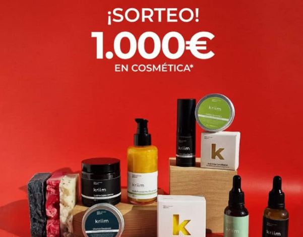 Sorteo de Kriim Cosmetics de 100 euros en cosmética