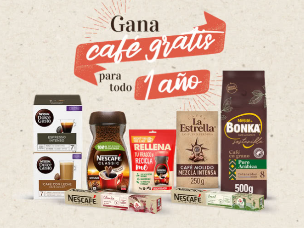 Sorteo de Nescafe de 10 lotes de café