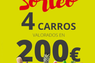 Participa en el sorteo de Supermercados de 4 premios de hasta 200 euros