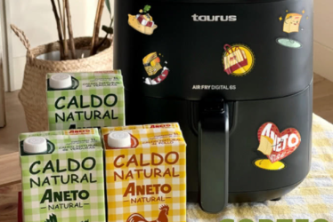 sorteo de Aneto y Taurus para ganar una freidora y lote de caldos