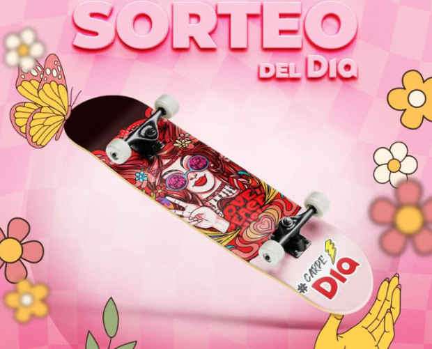 sorteo de Supermercados del Dia de una skateboard