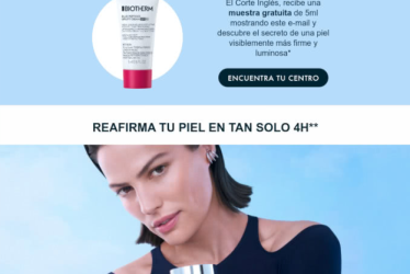 Consigue muestras gratis de la crema Biotherm