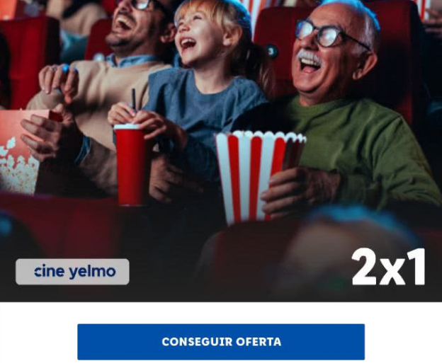 Gana un 2x1 en entradas para el Cine Yelmo