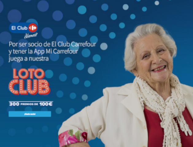 sorteo de Carrefour para ganar 300 premios de 100 €
