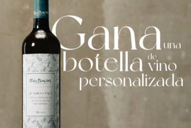 sorteo de Rías Baixas para ganar una botella de vino personalizada