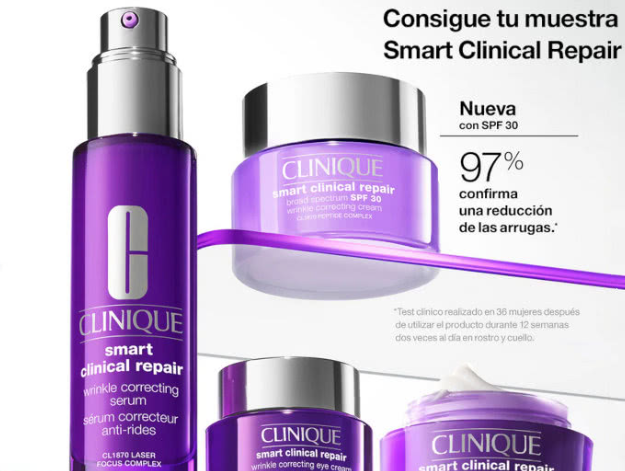 Consigue muestras gratis de la crema Smart Clinical Repair de Clinique