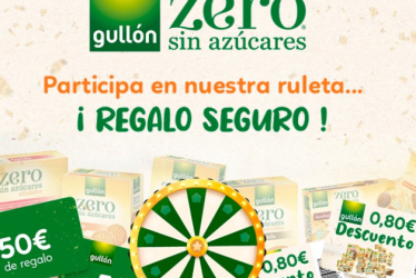 sorteo de Galletas Gullón de 50 tarjetas de 50 eros