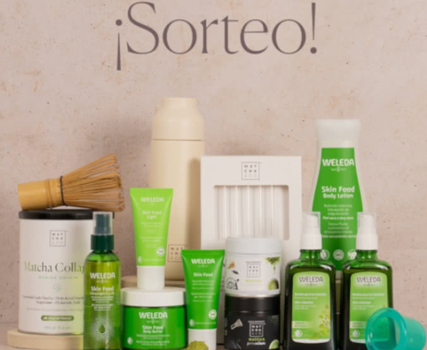 sorteo de Weleda y Matcha & Co para ganar un kit de productos