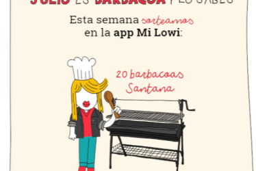 Sorteo de Lowi para ganar 20 barbacoas Santana para este Verano