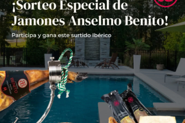 sorteo de Anselmo Benito de una paleta y una cuña de queso